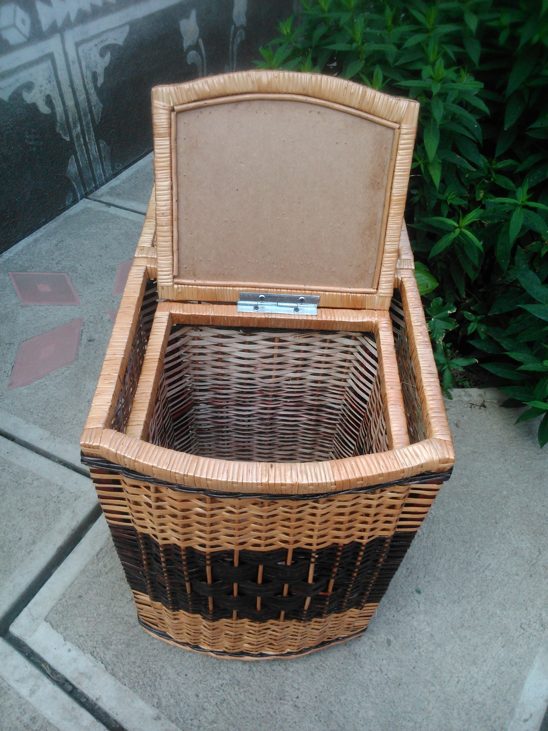 Wäscherei Korb Wicker Korb Wäschekorb DeckelKorb Korb für | Etsy