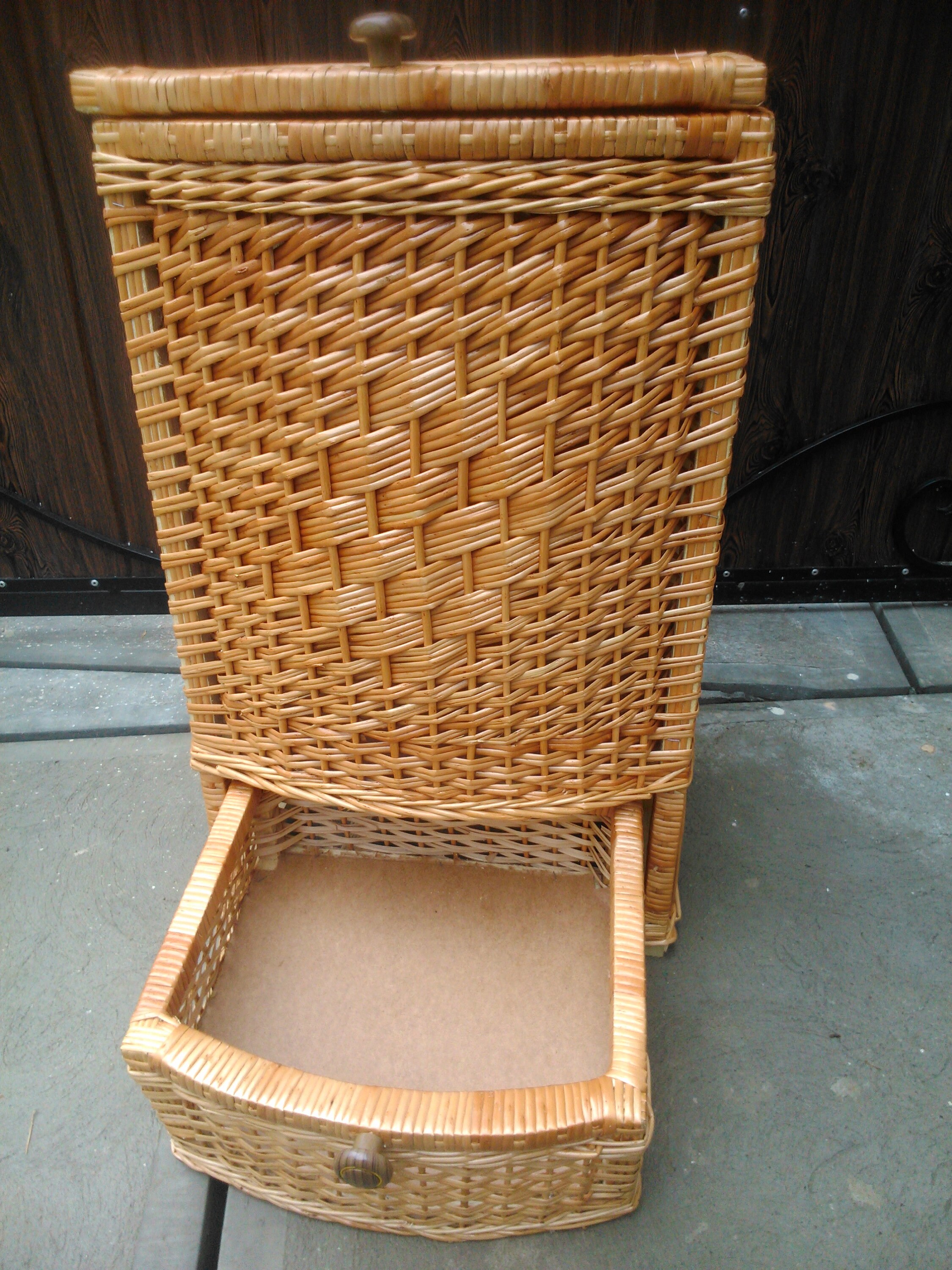 Large Rectangular Basket with LidScandinavianstyle Laundry Etsy