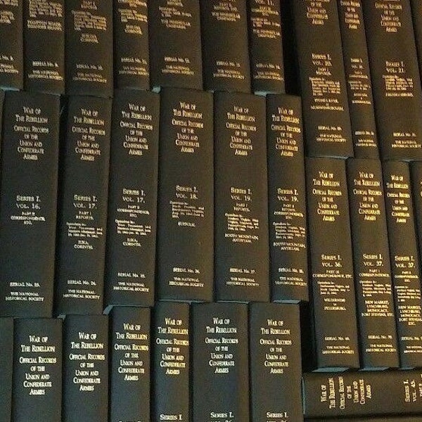 The War of The Rebellion - 128 Volumes Full Set On USB - American US Civil War USA History Books Union Confederate Records United States