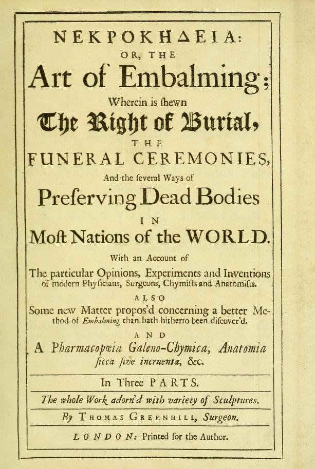 The Art of Embalming - 27 Rare Old Books on USB - Mummification Human ...