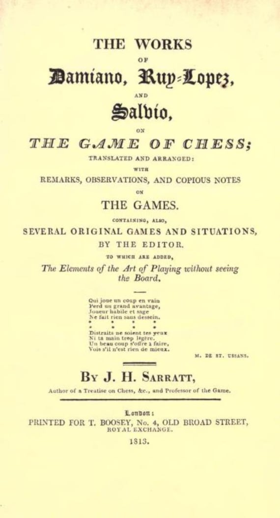 Chess Opening: The Spanish Game (Ruy Lopez) – Chess Chivalry