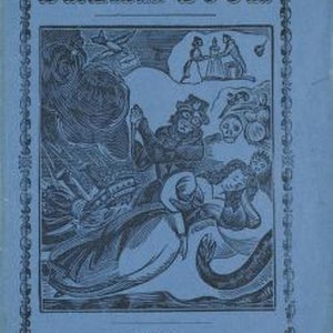 May include: A blue book cover with a black and white illustration of a dream scene. The title of the book is "Goode's Universal Dream Book".