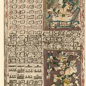 The Dresden Codex On DVD - Rare Ancient Mayan Manuscript Mysterious Hieroglyphics South America History Maya Civilization Calendar Secrets