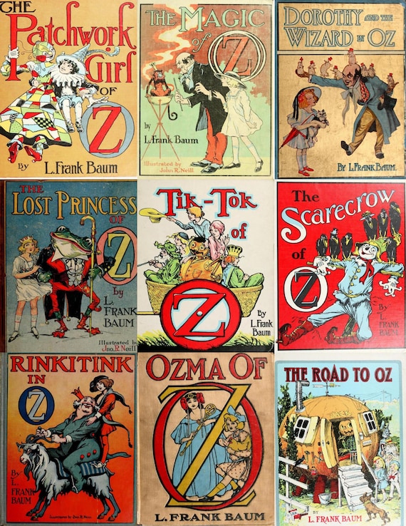The Wizard of Oz - 35 Rare Vintage Books & 2 MP3 Audio Books On USB - Illustrated Children's Fairy Tales Early Fantasy Novels Frank L Baum