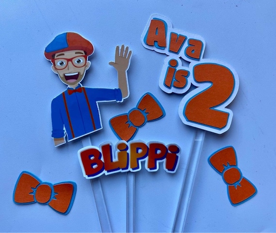 Blippi Cake Topper Full Set topper para niños topper para | Etsy México