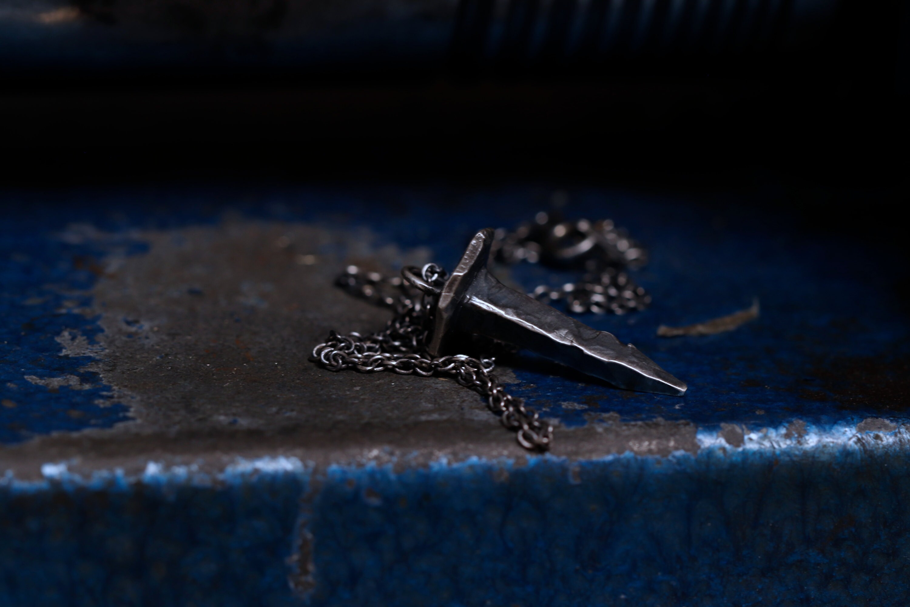 Nail Pendant Sterling Silver Handmade 925 Etsy Etsy UK