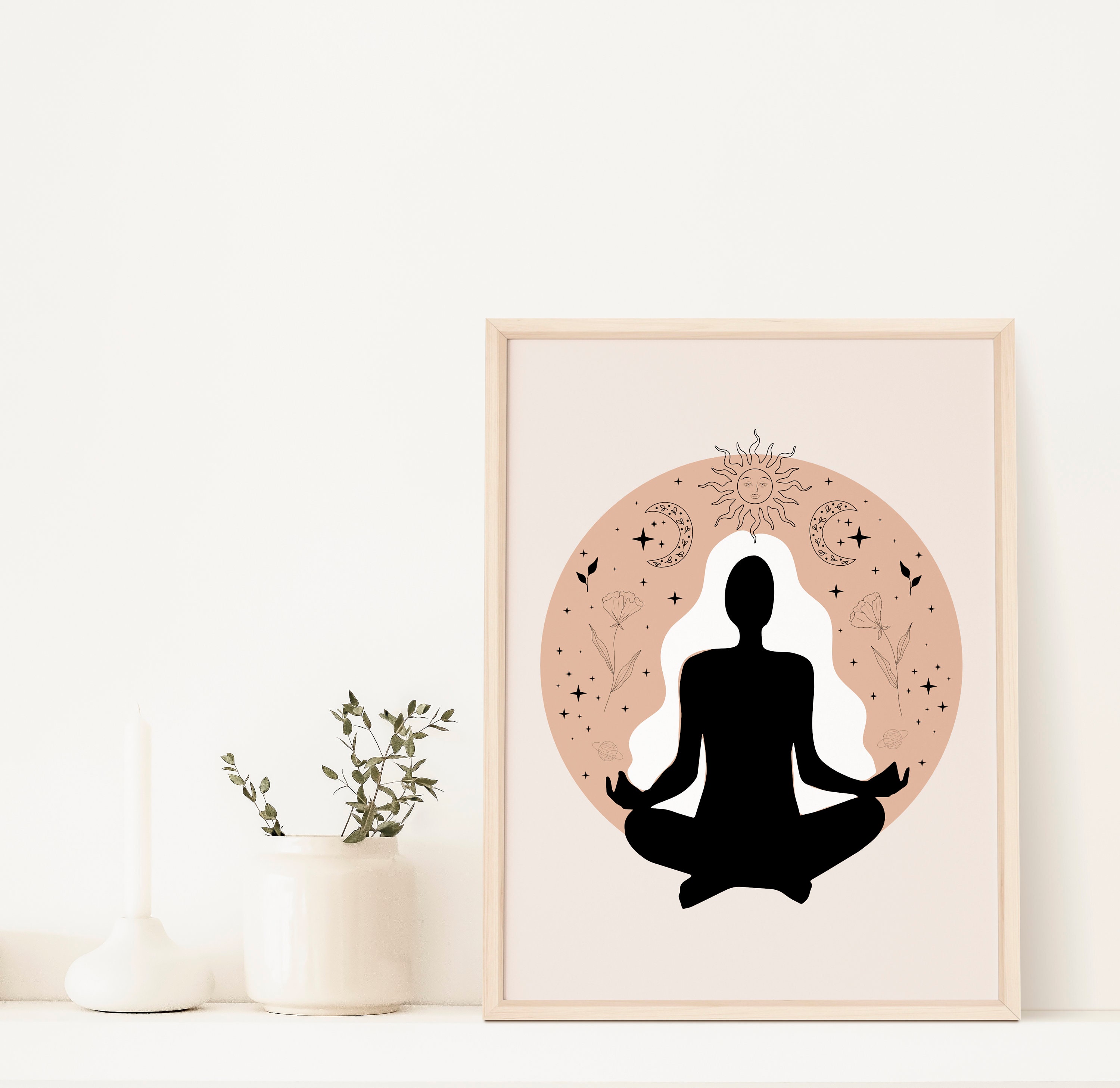 20 Best wall art painting yoga You Can Use It For Free - ArtXPaint ...