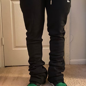 Super stacked sweatpants | Etsy