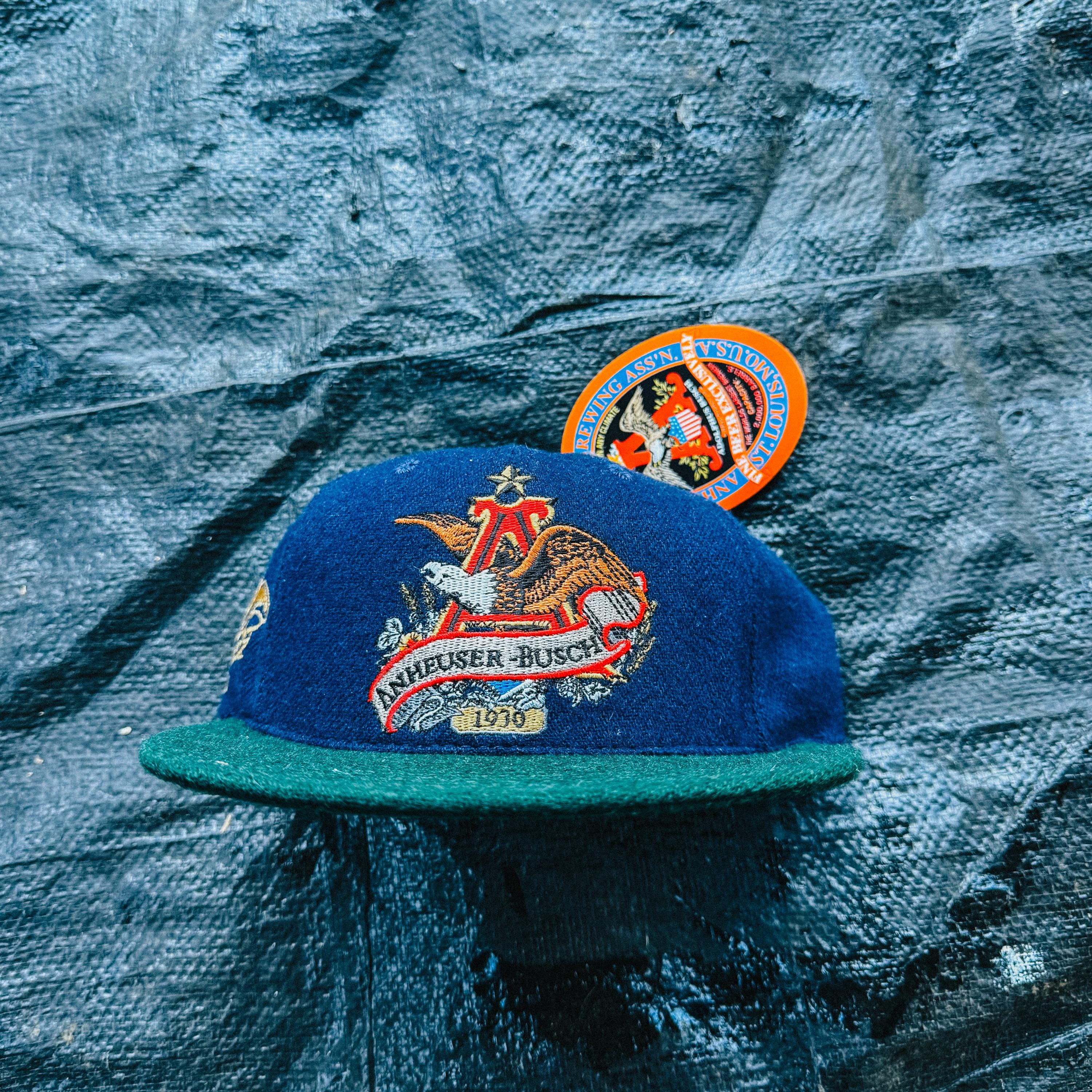 1990's Brand New Vtg. Budweiser Anheuser Busch Eagle Trucker Cap