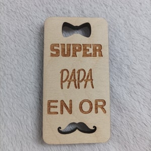 Magnet 100% personnalisable Moustache + nœud