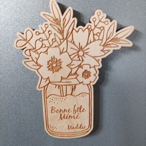 Magnet 100% personnalisable Bouquet de fleur