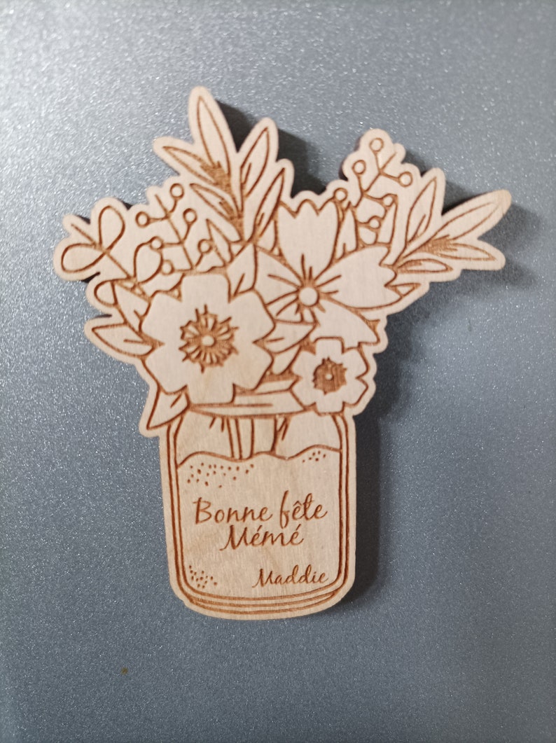 Magnet 100% personnalisable Bouquet de fleur