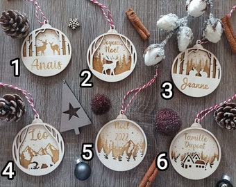 Boules de noël personnalisées