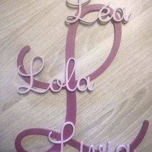 Nombres de pila con letras