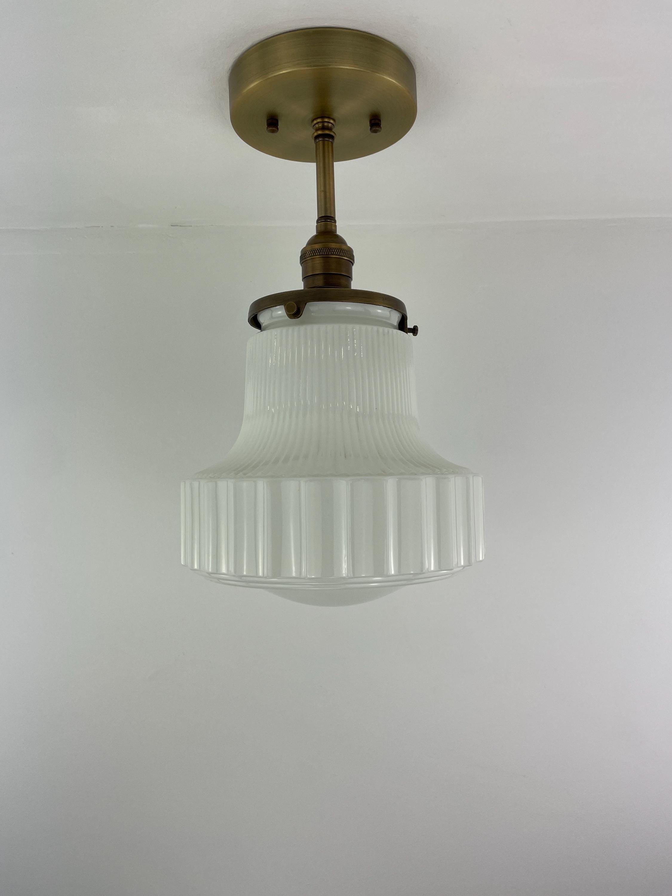 USA 1930s　ランプ　ライト　照明　レトロ　アンティーク Vintage 1930s Ceiling Light Fixture - Etsy