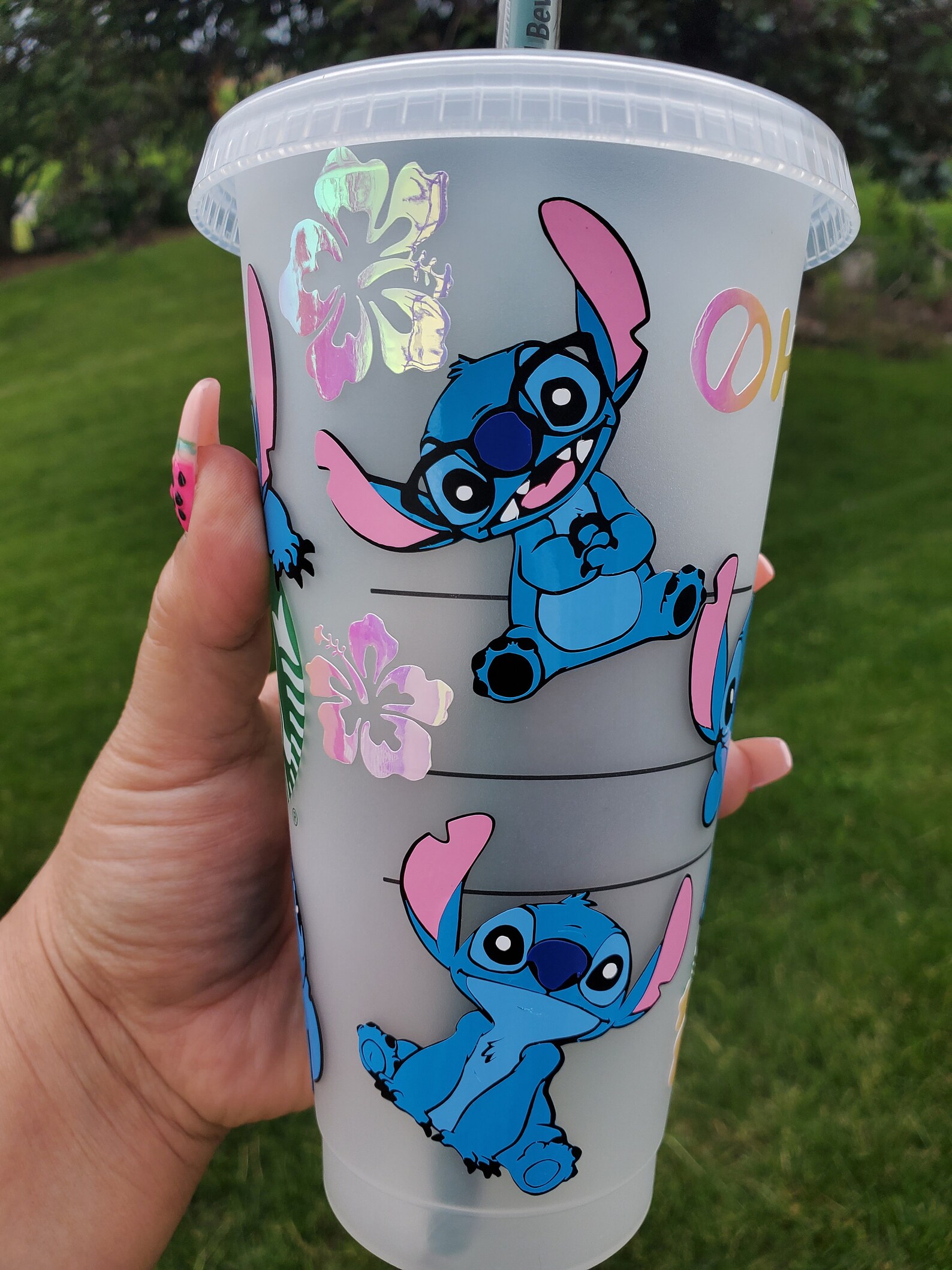 Personalize Stitch Cup Starbucks Tumbler Starbucks Stitch | Etsy