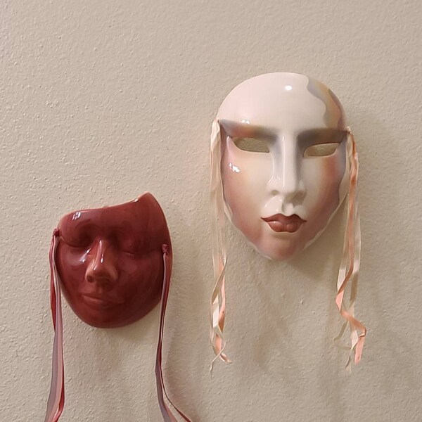 Clay Art Mask Etsy
