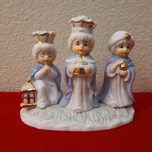 Vintage 3 Wiseman Candle Holder-Christmas Decor-Vintage Christmas-Retro Christmas-Christmas Figurines-Kitschy Christmas-Christmas Table
