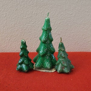 1950&#39;s Gurley Christmas Tree Candles-Tavern-Vintage Christmas-Christmas Decor-Vintage Candle-Christmas Candles-Centerpiece
