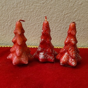 1950&#39;s Gurley Christmas Tree Candles-Tavern-Vintage Christmas-Christmas Decor-Vintage Candle-Christmas Candles-Christmas Kitsch-Centerpiece