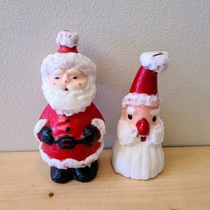 Vintage Santa Novelty Candle-Christmas Decor-Vintage Christmas-Kitschy Christmas-Retro Christmas-Santa Decor-Vintage Candle-Santa Candle