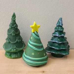 Vintage Christmas Tree Candles-Vintage Christmas-Christmas Decor-Vintage Candle-Christmas Candles-Centerpiece