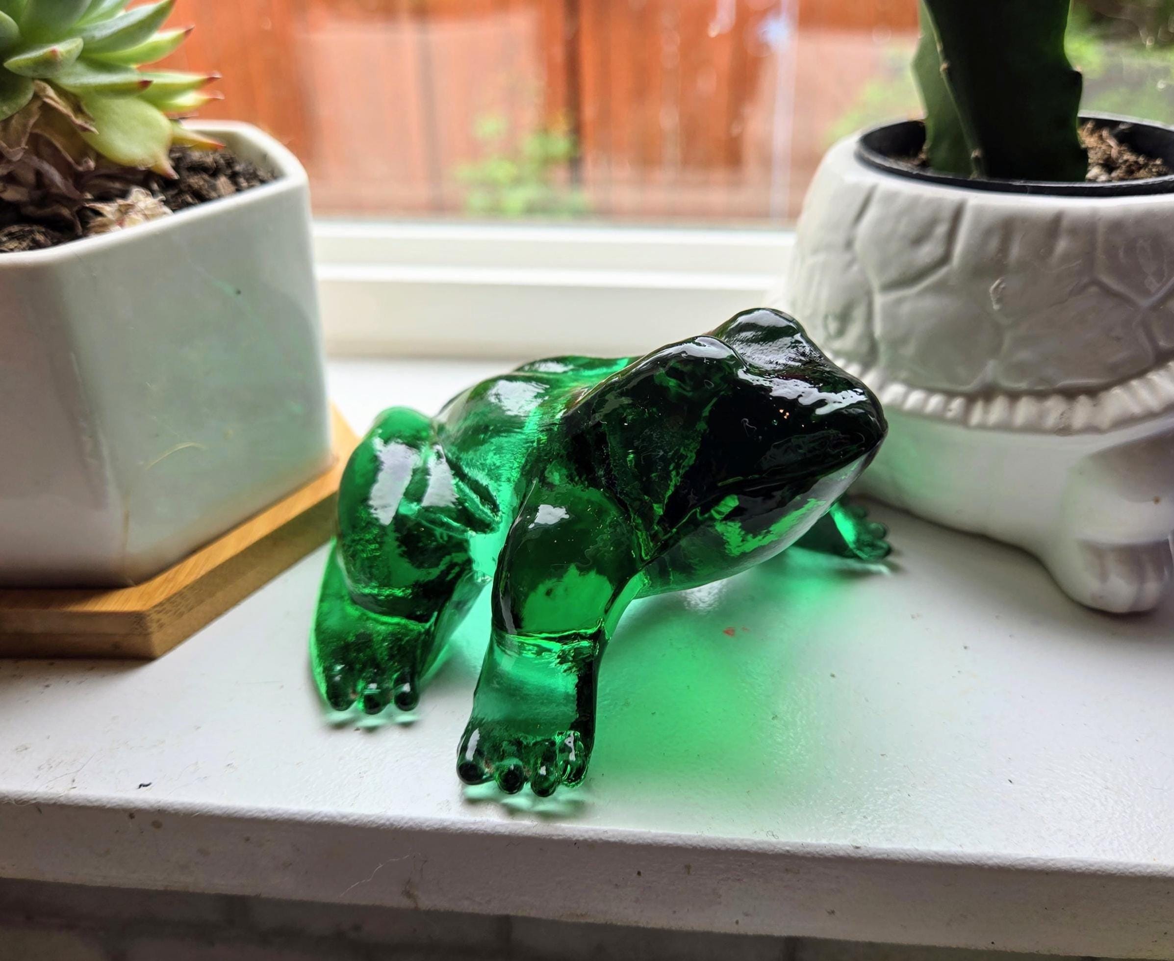 ヴィンテージMosser Glass　ラージサイズ　脚付きベリーボウル 　刻印 Vintage Mosser Glass - Etsy