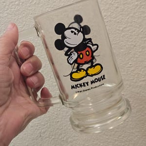 2 Vintage Disney Mickey Mouse & Minnie Mouse Beer Stein Mugs image 6