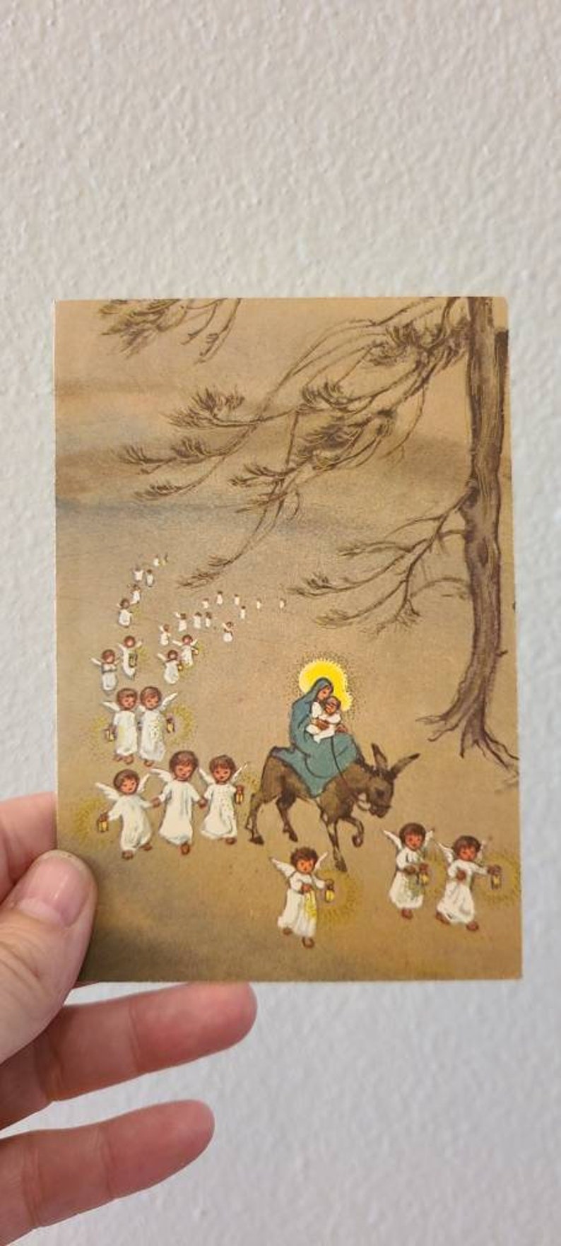 6 Vintage Christmas Cardsmid Century Modern Christmaschristmas