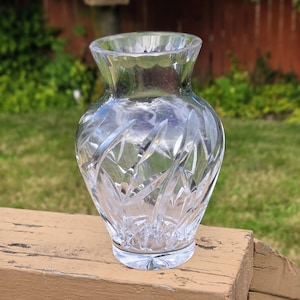 Lead Crystal Vase - Etsy