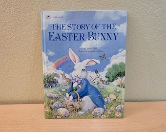 Vintage 1988 The Story of the Easter Bunny Hardcover Golden Book-Easter Decor-Vintage Book-Bunny-Rabbit-Vintage Easter-Children's Book