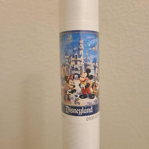 1990&#39;s Unopened Disneyland Souvenir Poster-Vintage Disney-Disney Art-Wall Decor-Mickey Mouse-Disneyland Vintage-Cinderella Castle