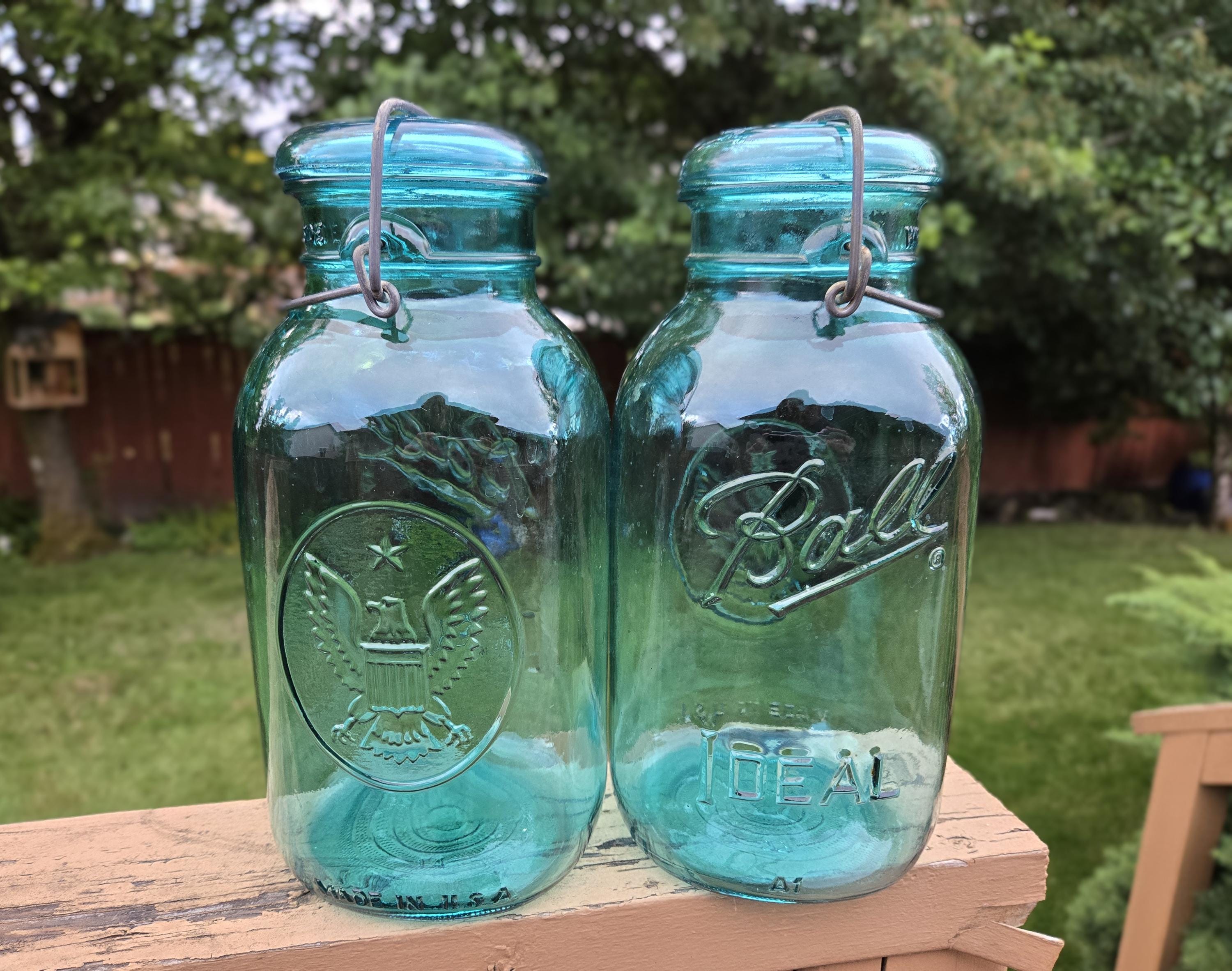 Vintage Ball Jars Half Gallon - Etsy