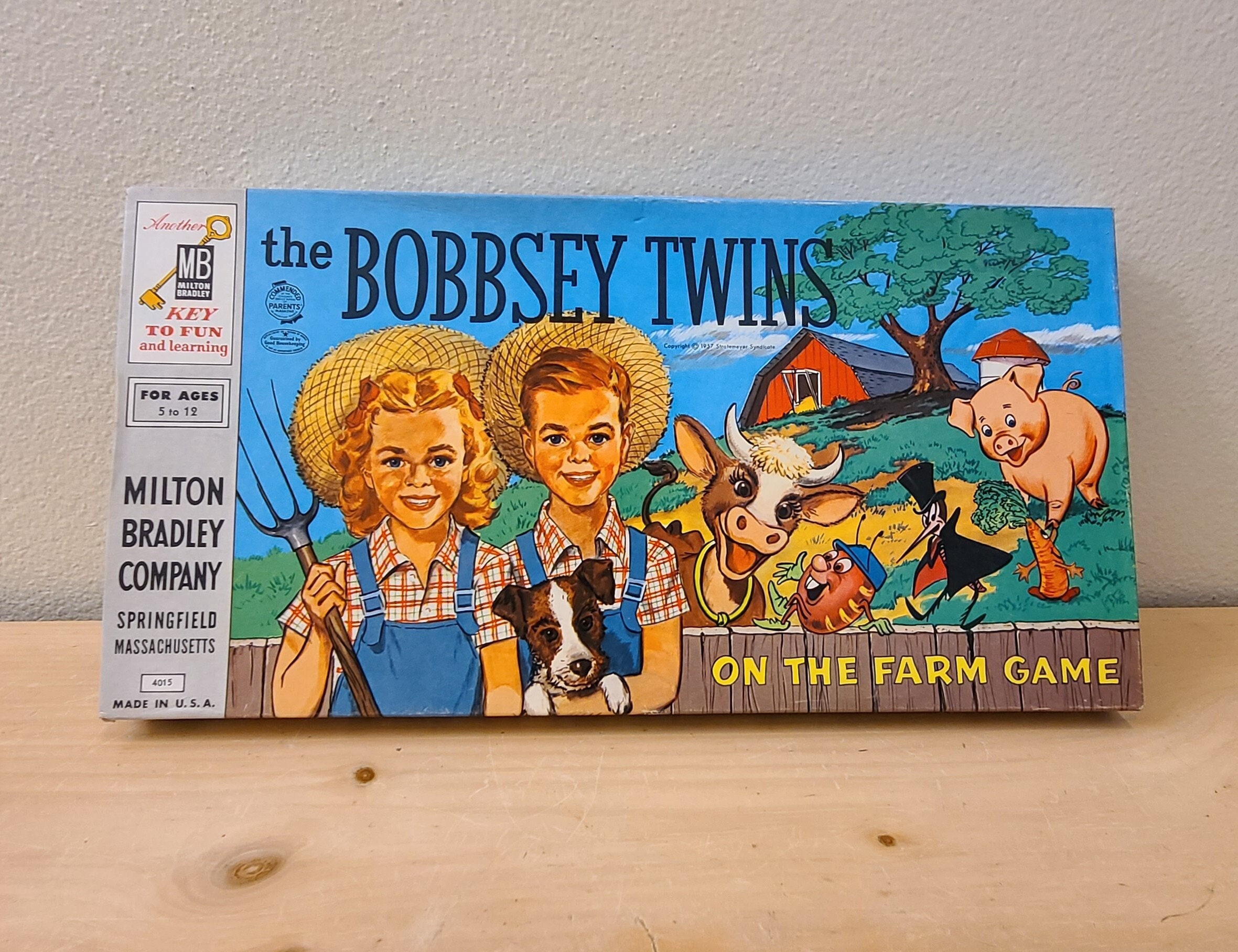 milton twins  1957 Bobbsey Twins Board Game-milton Bradley-vintage Game-game Room-vintage  Toy-farm Game-country-farmhouse-ephemera - Etsy