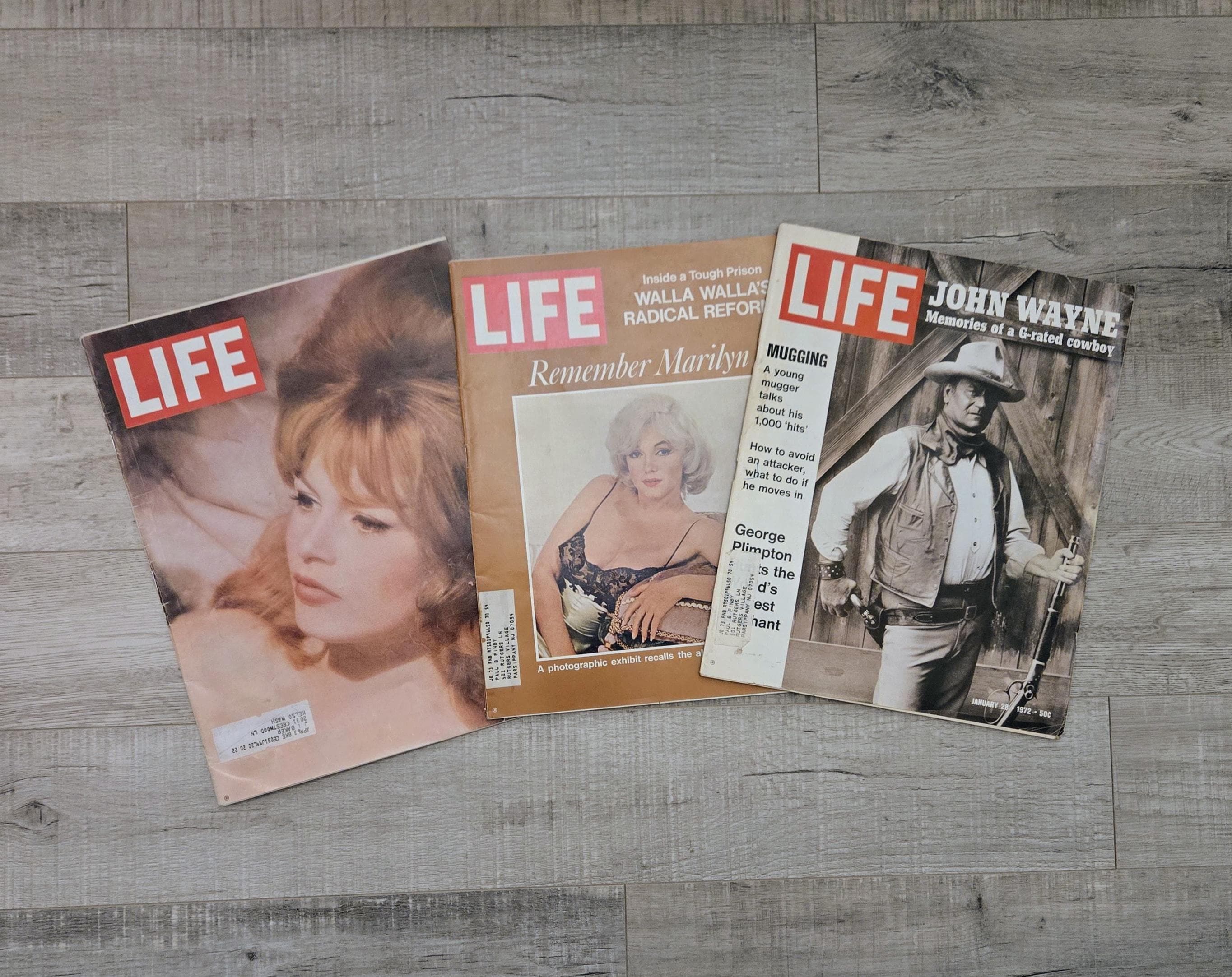 Marilyn Monroe Life Magazine - Etsy