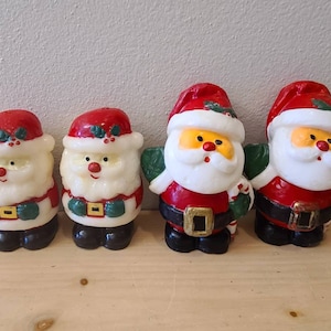 Vintage Santa Novelty Candle-Christmas Decor-Vintage Christmas-Kitschy Christmas-Retro Christmas-Santa Decor-Vintage Candle-Santa Candle