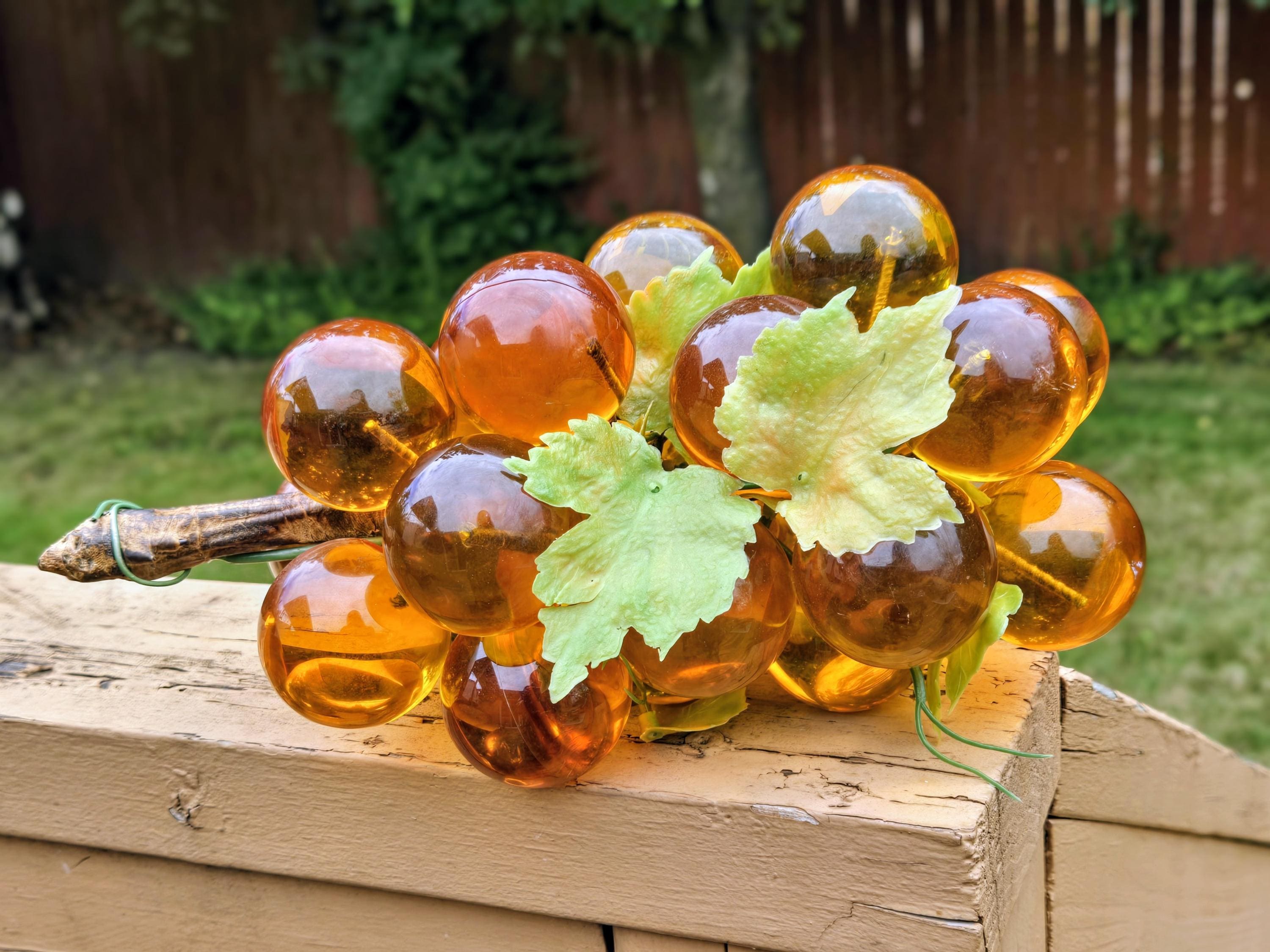 USA 1960’s LUCITE ヴィンテージ ルーサイト オブジェ 葡萄 USA 1960's LUCITE ヴィンテージ ルーサイト オブジェ 葡萄 USA 60s