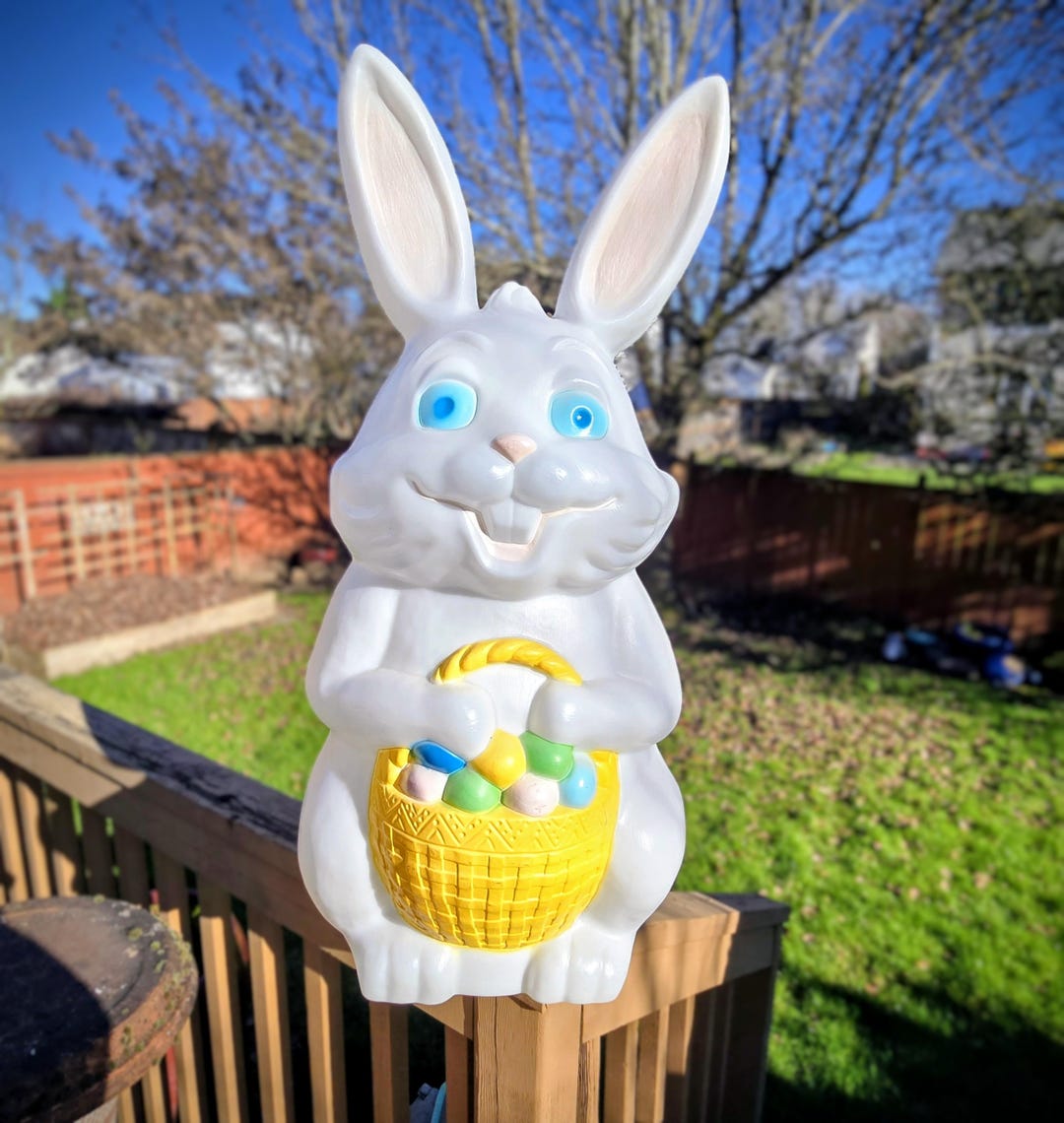 Blow Mold Easter Bunnynull