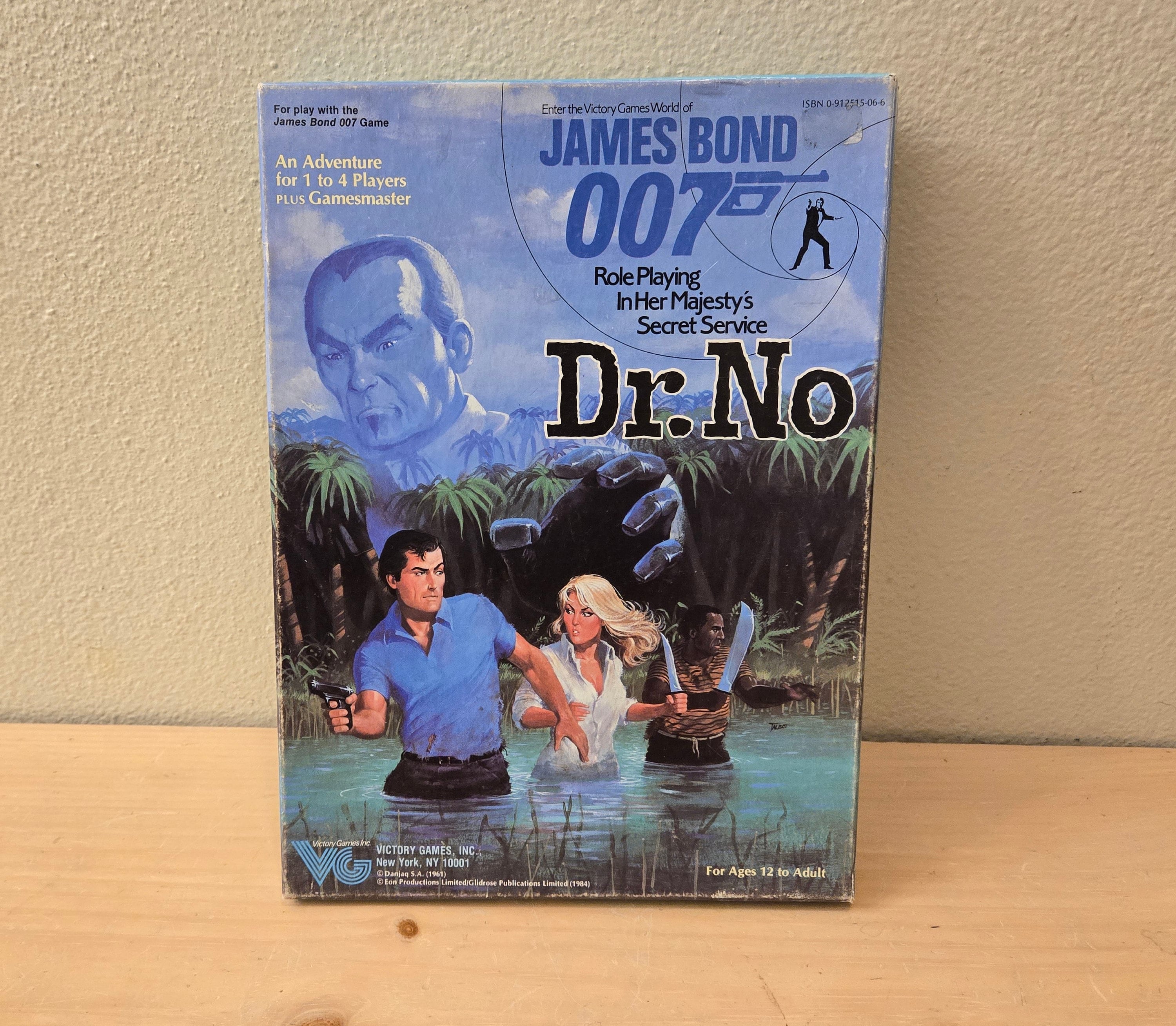 RARE 1961 James Bond 007 Dr No Role Playing Game-vintage Board