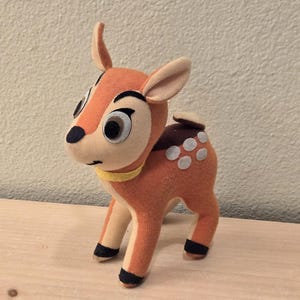 1960's Disney's Bambi Plush Deer-Vintage Disney-Mid Century Modern Toy-Vintage Stuffed Animal-Vintage Toy-Retro Toy-Anthropomorphic