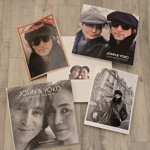 RARE Signed John & Yoko A New York Love Story #348 of 1250 Book Set-John Lennon-Yoko Ono-The Beatles-Allan Tannenbau-Insight Editions