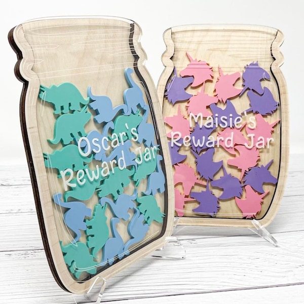 Personalisiertes Belohnungsglas für Kinder, Sternglas, Klassenzimmer-Belohnungsglas, gutes Behaviour-Glas, Freundlichkeitsglas, Kinderverhaltensglas