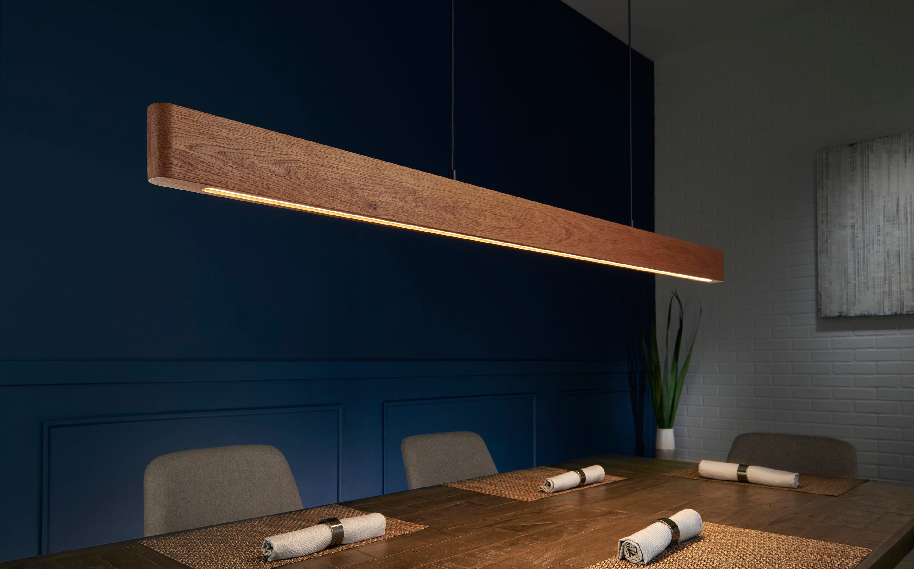 Easylite 1-Light Matte White Integrated LED Pendant