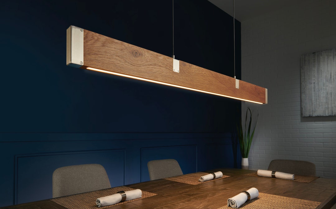 Tolv Keps Wood Suspension Chandelier Scandi Lighting Minimalist