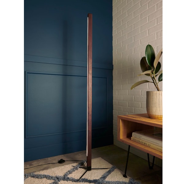 Alpine  Modern Standing Floor Lamp  |  Wood LED Floor Lamp | Minimalist Floor Lamp | Scandi Lighting | Light Column | Corner Floor Lamp