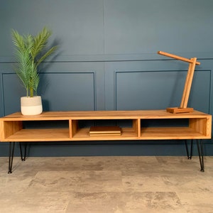Scandinavian TV Stand | Media Console | Record Player Stand | Coffee Table | Entertainment Center | Mid Century Modern TV Stand | Minimalist image 2