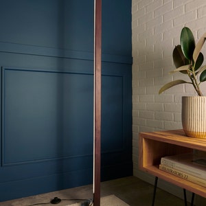 Wooden Lamp, LED Floor Lamp, Standing Light, Minimalist Lamp, Floor Lamp, Scandi Lighting, Light Column, Long Light Fixture, Corner Lamp, Modern Home Lighting, Ambiance Lighting, Modern Minimalist, LED Floor Light