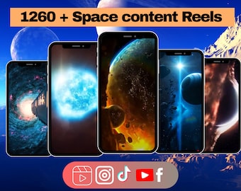 1260+ Space Reels – Die Galaxie Video Prompts für TikTok, Instagram, YouTube (PDF Download)