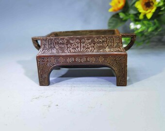 Old incense burner, Bronze Incense Burner, home decoration, Aromatherapy ornaments