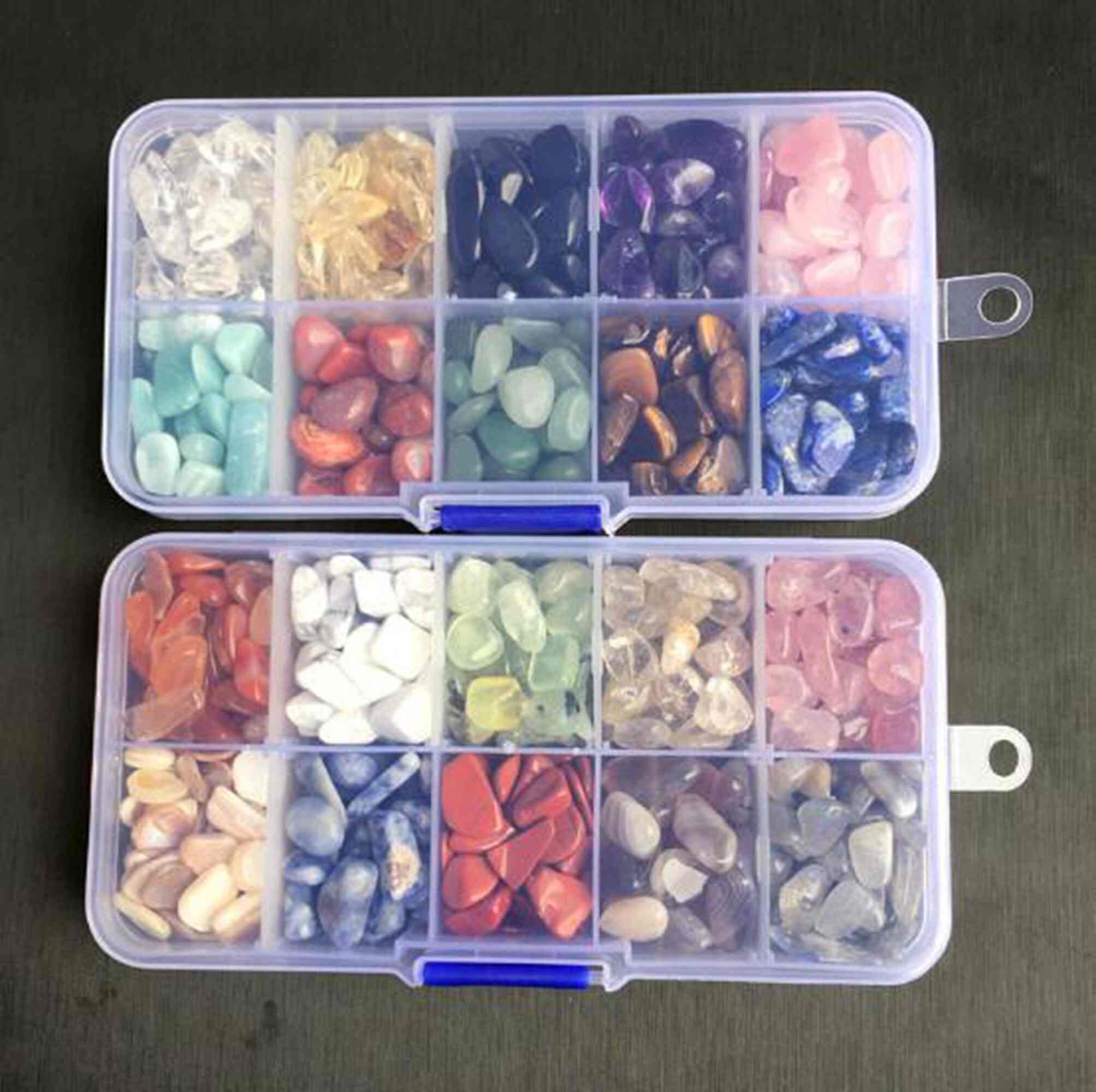 Natural Crystal Ore Specimen Box, Mineral Crystal Teaching Specimens